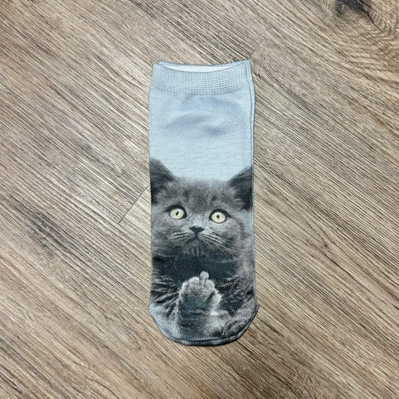 Lot of 7 Crazy Cat Lady Mom Lover Kitten Print Panties Socks Slippers Funny Gift - Picture 4 of 9